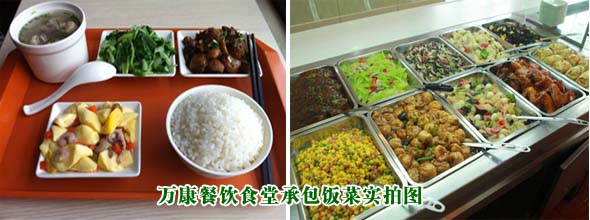 食堂承包飯菜質量實拍圖